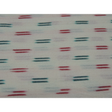 Off White Cotton Ikat Weave Fabric