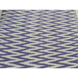 Purple Cotton Ikat Weave Fabric