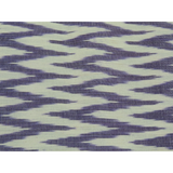 Purple Cotton Ikat Weave Fabric