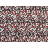 Floral Batik Print Sequins Embroidery Georgette Fabric with Sequins Daman Border