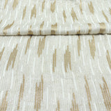 All Over Sequins Work Embroidery On White Dyeable Georgette Fabric