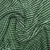 Green Colour Leheriya Georgette Printed Fabric