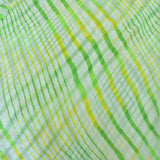 Green Colour Multi Leheriya Georgette Printed Fabric