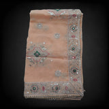 Light Pink Embellished Vintage Dupatta