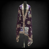 Purple Embellished Vintage Dupatta