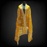 Yellow Embellished Vintage Dupatta