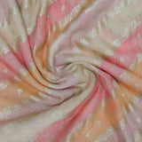 Multicolor Jacquard Print Viscose Organza Fabric