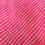 Baby Pink Colour Leheriya Georgette Printed Fabric