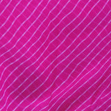 Dark Pink Bandhani Georgette Printed Fabric