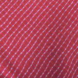 Cherry Red Bandhani Georgette Printed Fabric