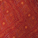 Maroon Bandhani Georgette Printed Fabric