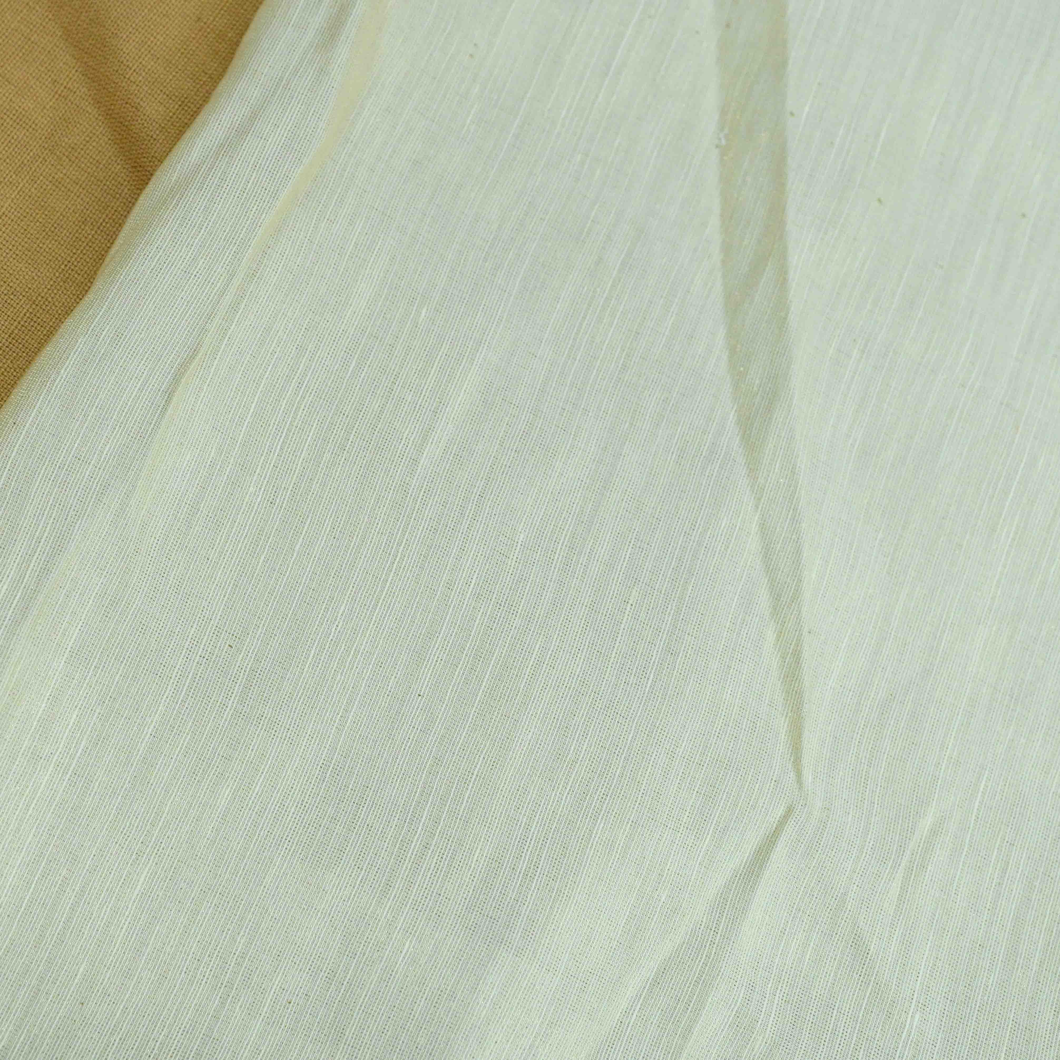 Viscose Tissue Linen Silk Fabric Dyeable - Shree Om Fabrics