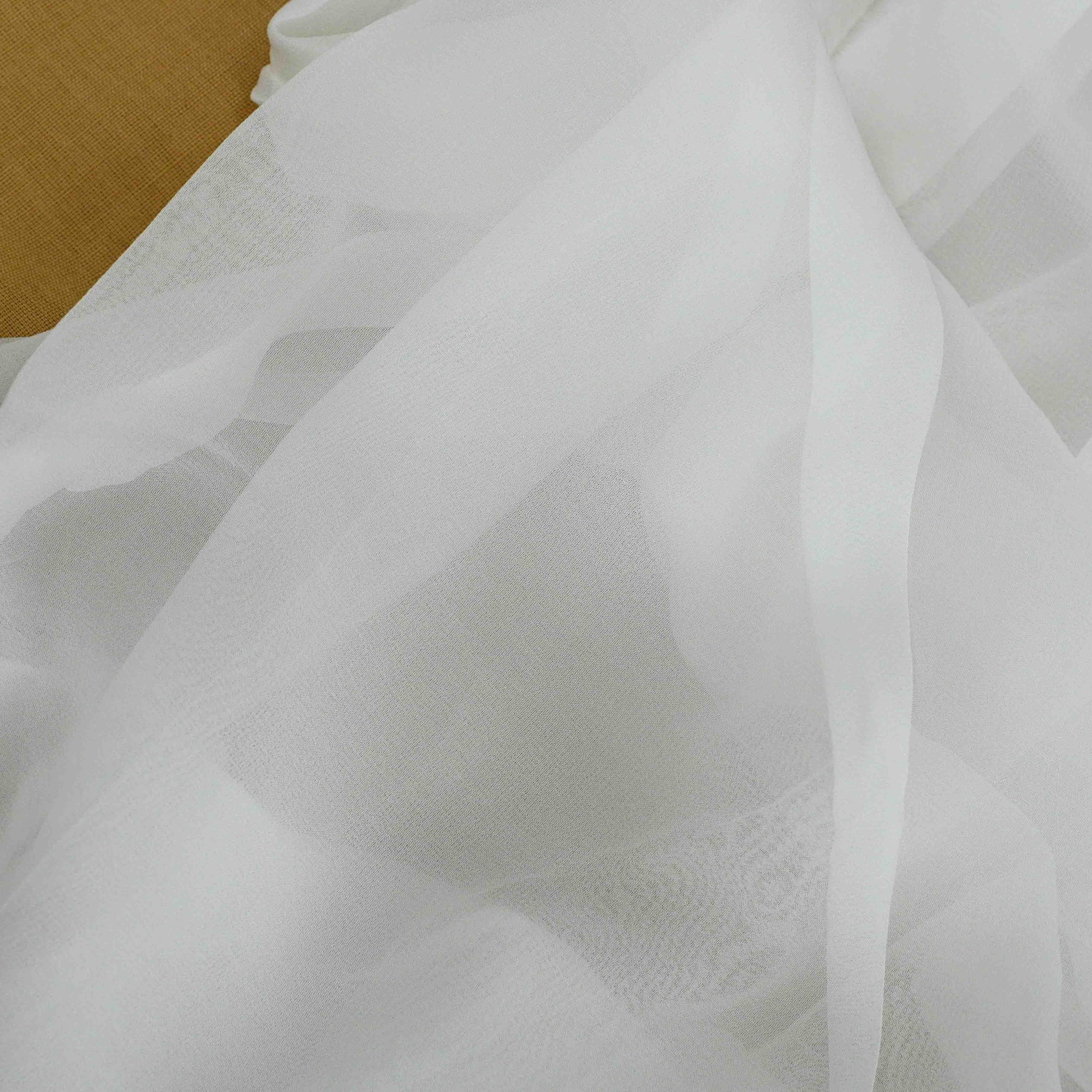 Viscose 60 x 60 Georgette Fabric Dyeable - Shree Om Fabrics