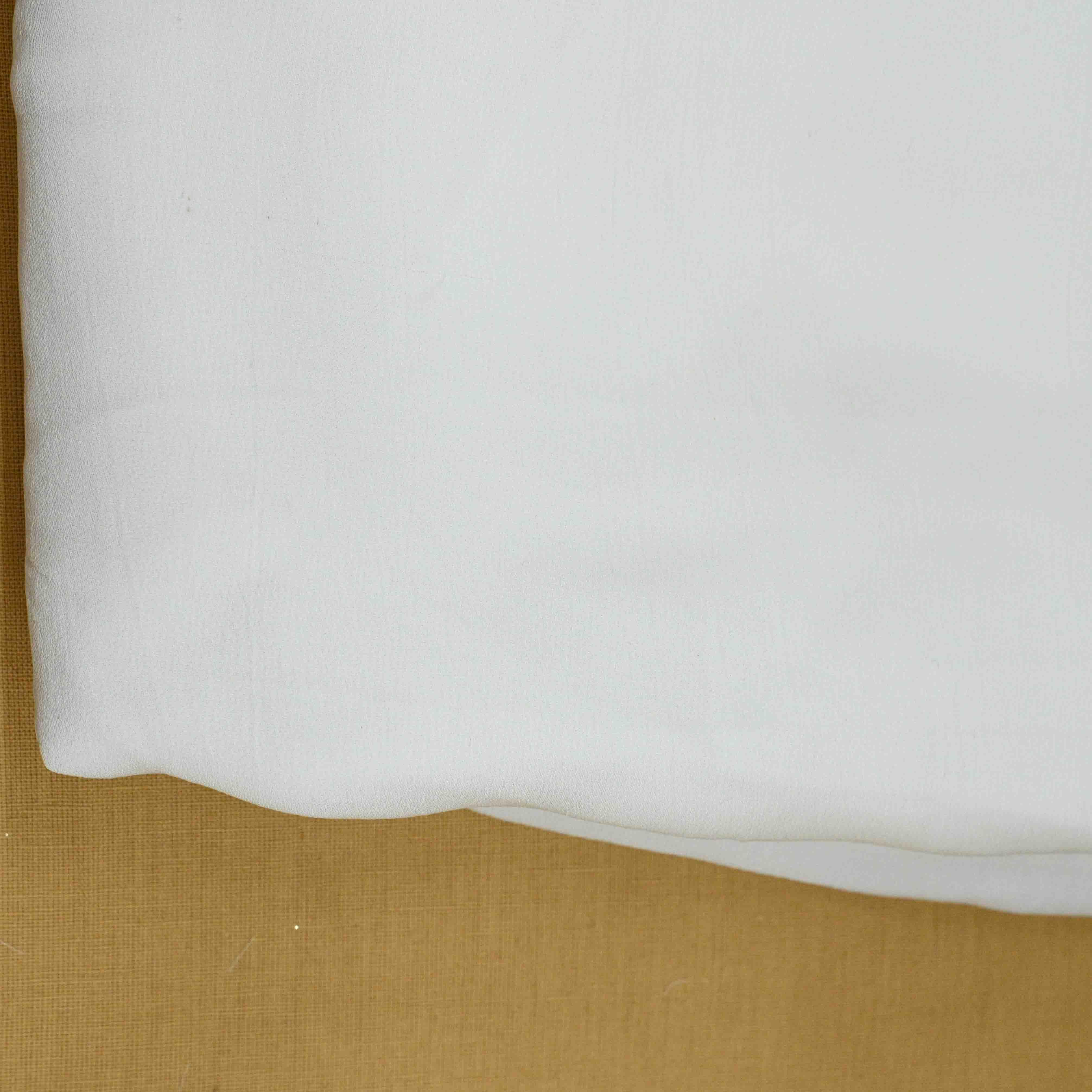 Viscose Heavy Double Georgette Fabric Dyeable - Shree Om Fabrics