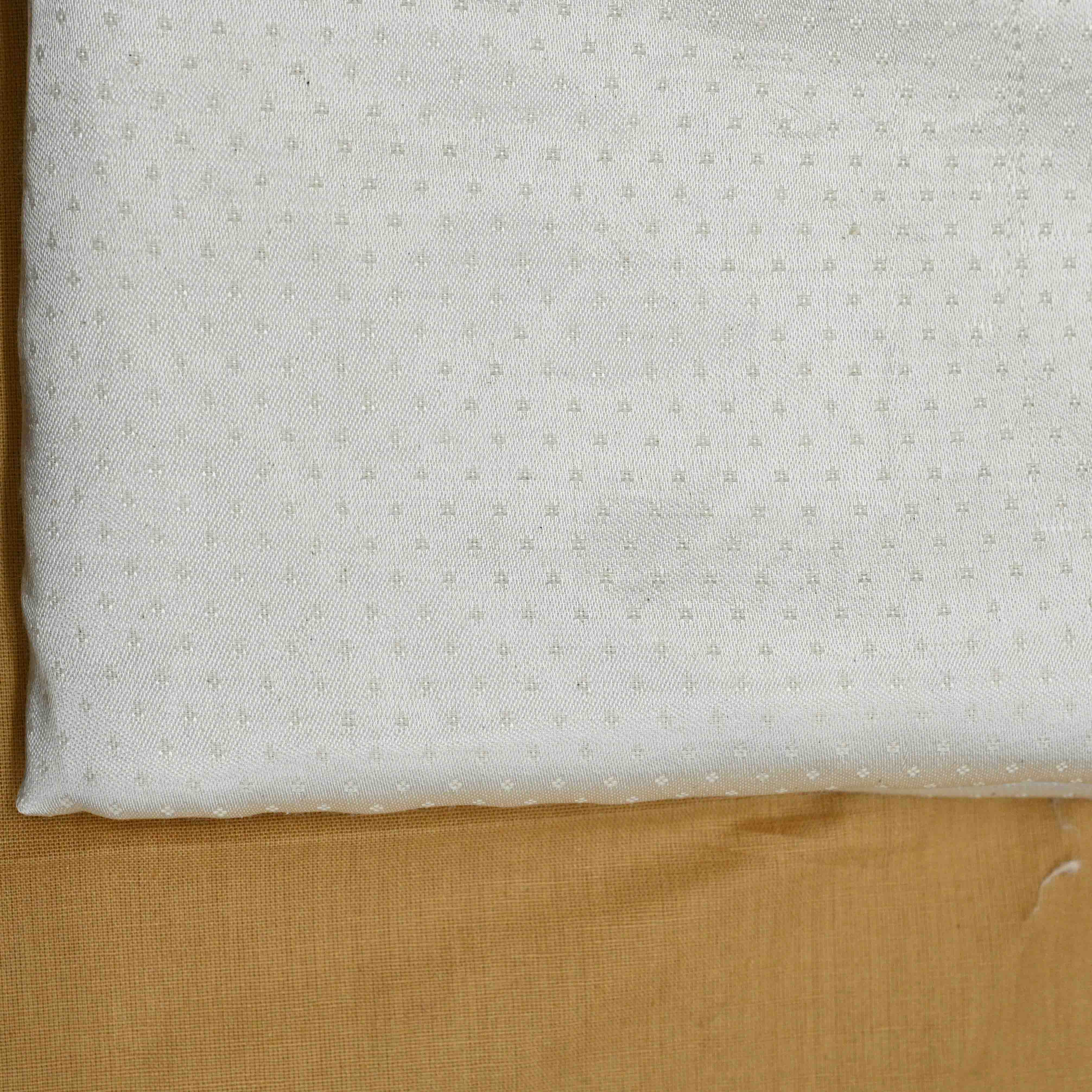 Viscose Self Buti Mashru Gaji Dyeable - Shree Om Fabrics