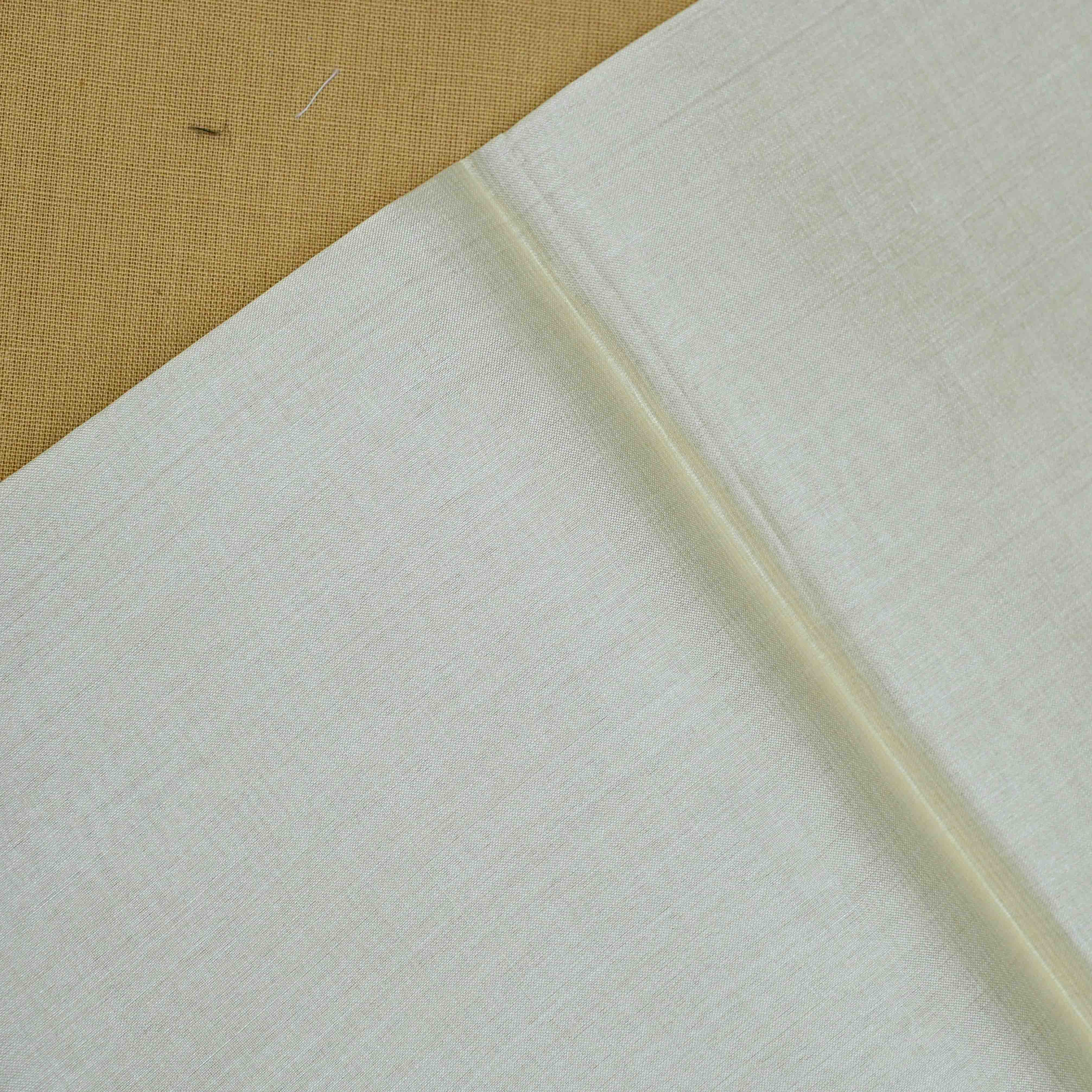 Pure Tussar Silk Fabric Dyeable - Shree Om Fabrics