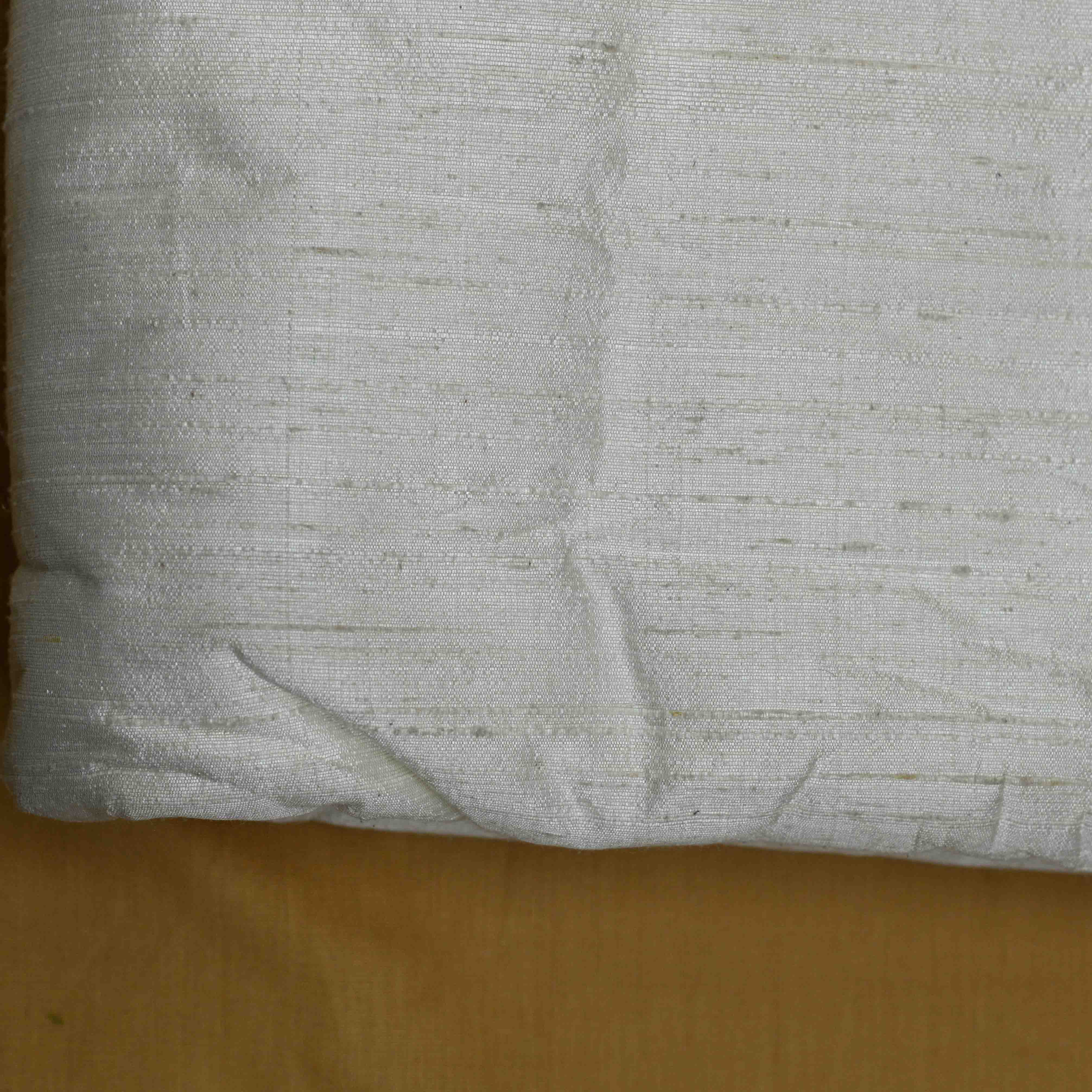 Pure Raw Silk Dyeable Fabric - Shree Om Fabrics