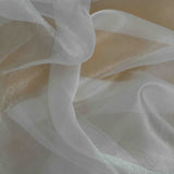 Nylon Shimmer Organza Fabric Dyeable - Shree Om Fabrics