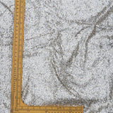 All Over Golden Sequins Work On Dyeable georgette silk Fabric