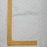 All Over Thread Mirror Work On Dyeable Cora Cotton Fabric