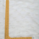 All Over Sequins Thread Work On Dyeable Georgette Fabric