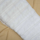 All Over Sequins Thread Work On Dyeable Georgette Fabric