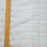 All Over Sequins Thread Work On Dyeable Georgette Fabric