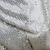 All Over Sequins Work On Dyeable Georgette Fabric