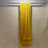 Light Yellow Leheriya Chiffon Dupatta