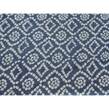 Navy Blue Colour Bandhani Print On Cotton Fabric