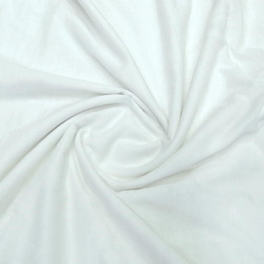 White Mulmul Cotton Fabric Dyeable