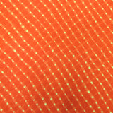 Orange Colour Leheriya Georgette Printed Fabric