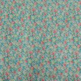 Floral Print On Cotton Linen Fabric