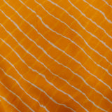 Mustard Colour Leheriya Georgette Printed Fabric