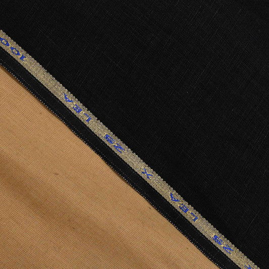 Pure Linen Suiting Fabric ( 25LEA ) - Shree Om Fabrics