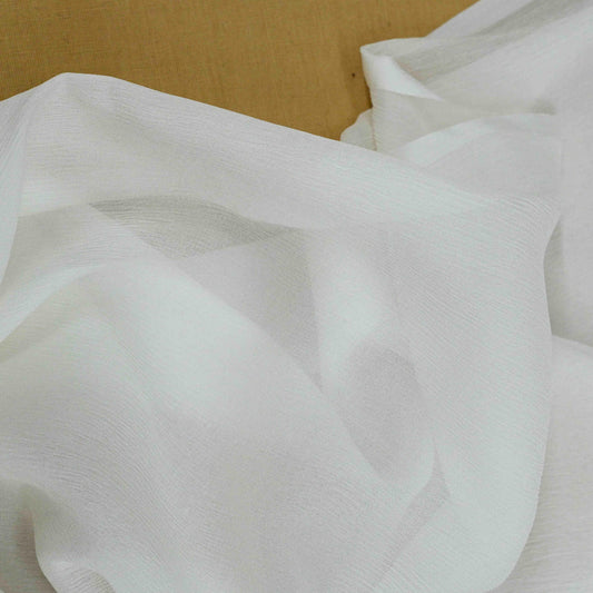Pure Chiffon Fabric Dyeable - Shree Om Fabrics