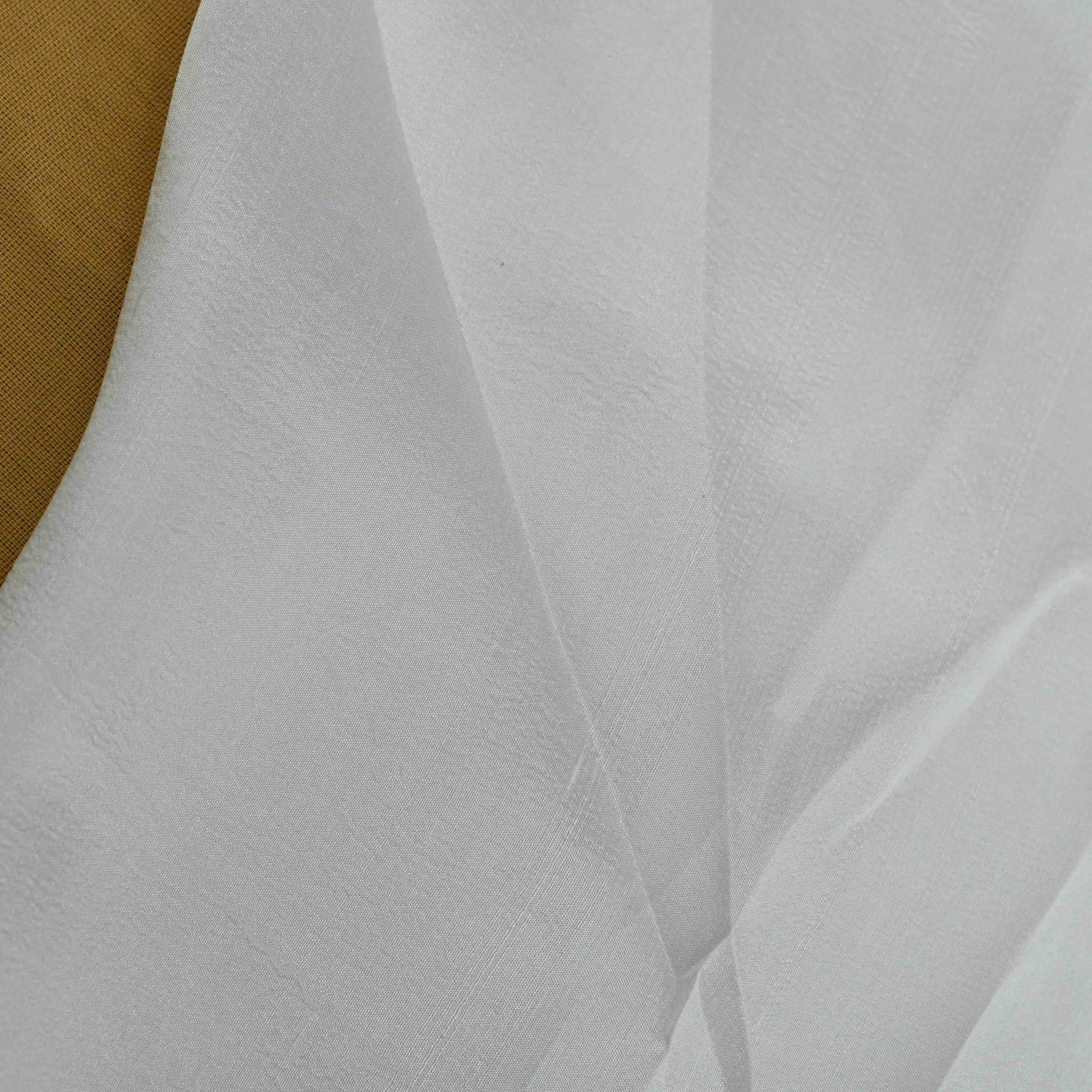 Pure Dupion Silk Fabric Dyeable - Shree Om Fabrics