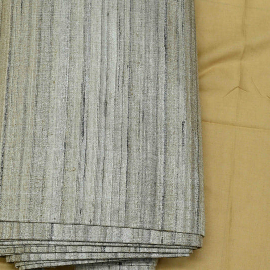 Pure Desi Linen Tussar Silk Fabric Dyeable - Shree Om Fabrics