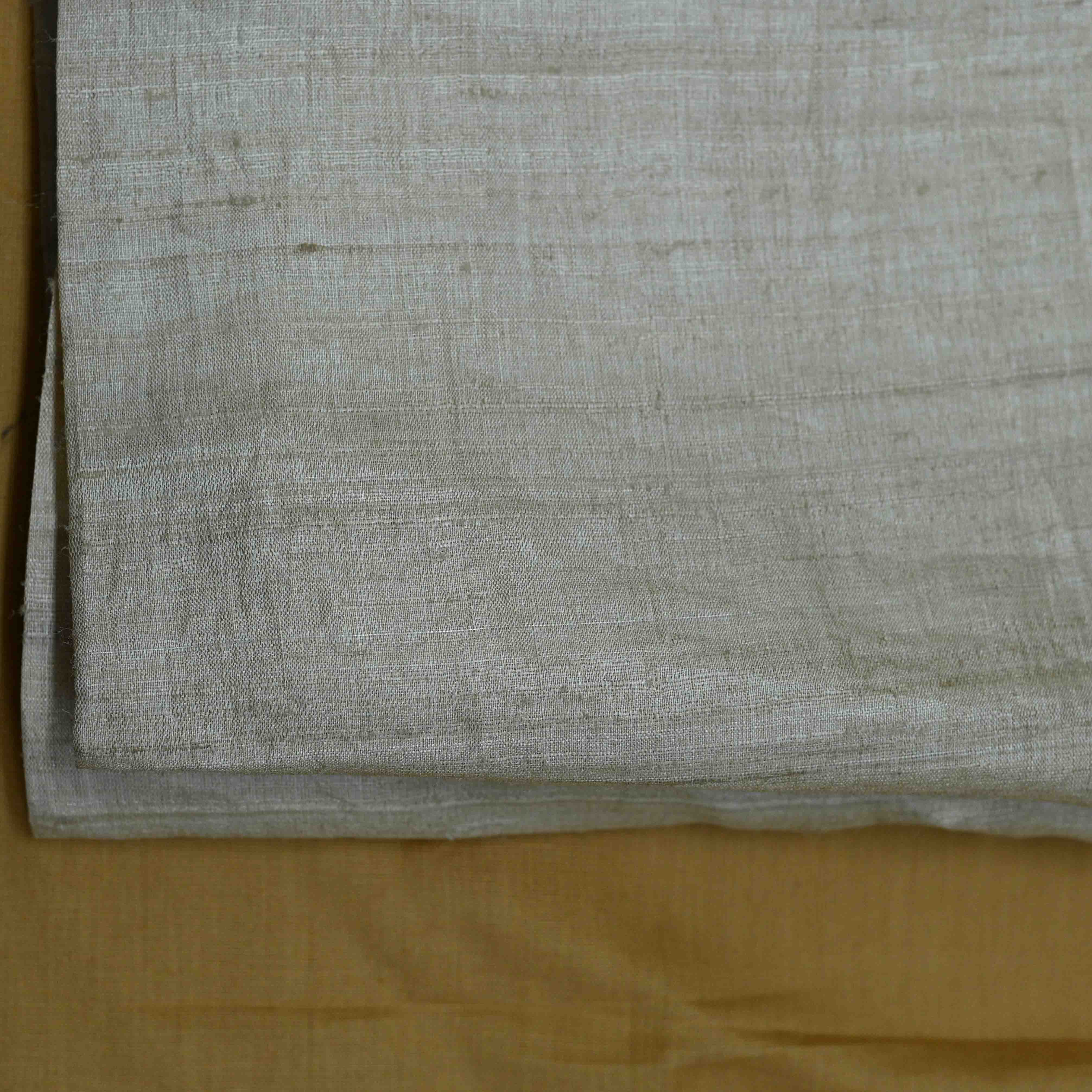 Pure Heavy Tussar Silk Fabric Dyeable - Shree Om Fabrics