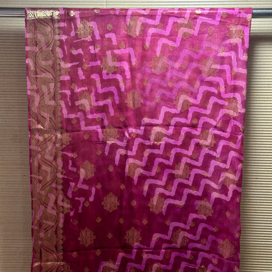 Batik Printed Chinon Jacquard Dupatta