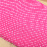 Pink Colour Leheriya Georgette Printed Fabric - Shree Om Fabrics