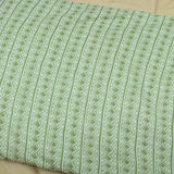 Sea Green Colour Lining Cotton Printed Fabric - Shree Om Fabrics